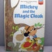 1975 Mickey and the Magic Cloak Vintage Disney Book