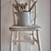 Vintage Grey Miniature Pitcher