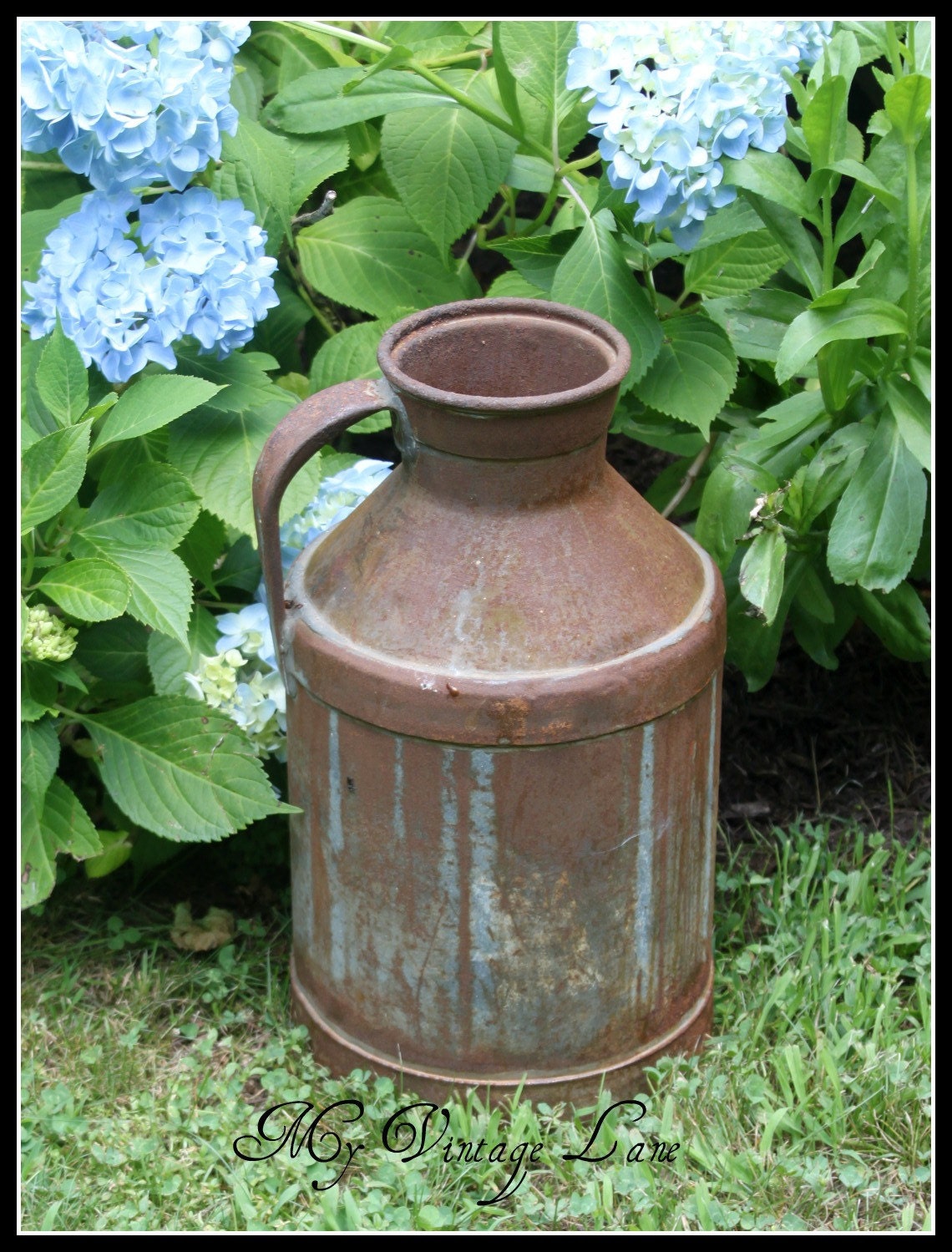 Vintage Metal Rustic Milk Can/Jug