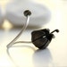 RESERVED for Denitsa-Tulip Silver Ring- Sterling Silver Black Tulip Ring-Romantic Jewellery-Under 55