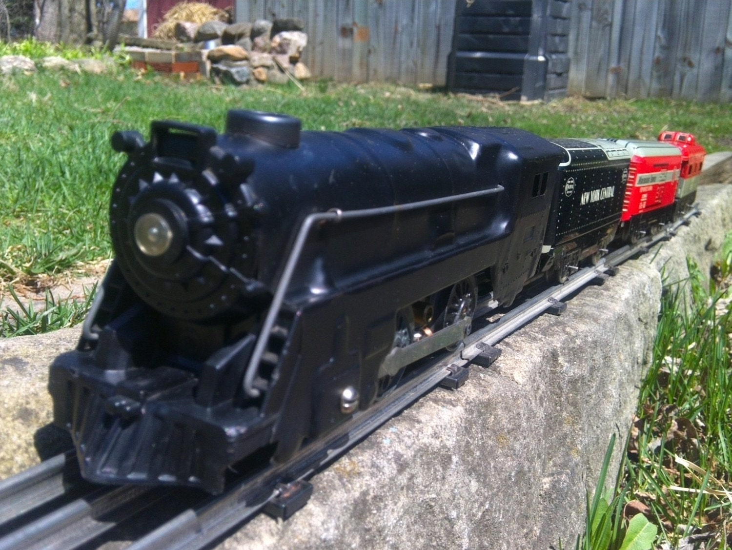 antique electric train set