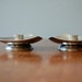 Danish Modern Selandia Stainless Candle Holders