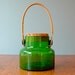Vintage Takahashi Glass Jar - Vivid Green
