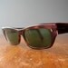 Vintage Wayfarer Style Sunglasses - French Faux Tortoiseshell