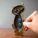 Mid Century Japan Cast Iron Kitty Dish