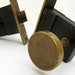 Vintage Brass Door Knobs with Hardware - Midcentury Modern Salvage for Interior Door by Yale - ONE available