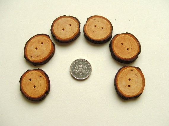 Rustic Wooden Buttons 9