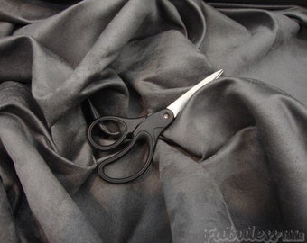 Suede fabric Charcoal Polyester micro faux suede upholstery fabric by the yard 58" wide