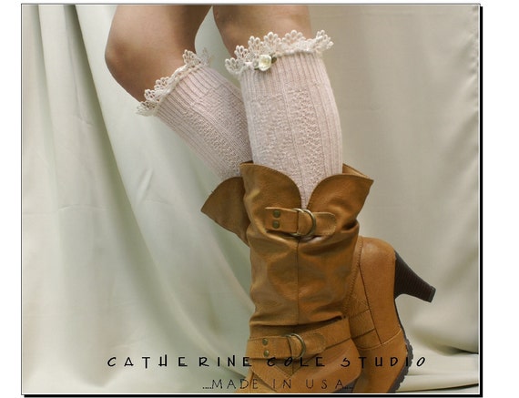 tall boot socks with lace