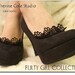 Lace socks for heels Flirty Footlet - lace footlets / your favorite pumps will love this delicate lace peeking out - peep socks