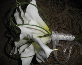 Wedding Bridal Bouquet Plum Puce Aubergine Eggplant Purple