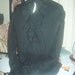Poet Shirt black poly/cotton blend Men's size M (38-40)