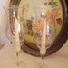 Vintage Hurricane Lamp Candle Holders Crystal Princess House