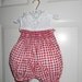 Size 18 months Red and White Bubble