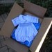 Blue and White Boys Bubble Size 12 Months