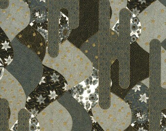 Japanese Yuzen Chiyogami Washi Paper (Panorama Design 03) - A4 Sheet