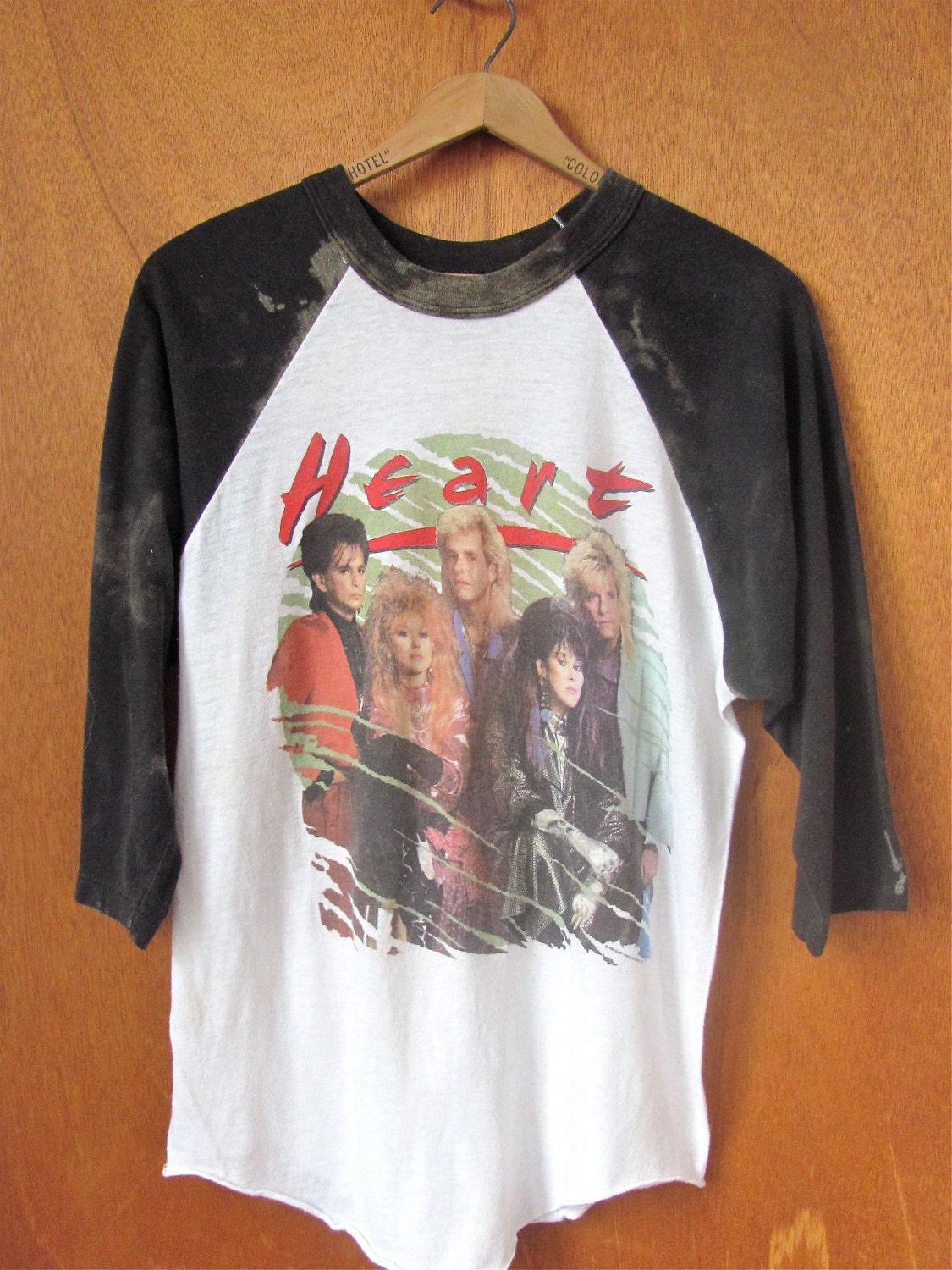 Heart Band 1985 World Tour concert rock tee shirt