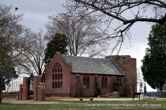 Old Jamestown Church Jamestown Settlement Virginia