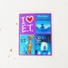 E.T Stickers Sheet Vintage 1980's Ephemera