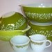 Lot of Spring Blossoms Pyrex- Mixed Lot of Pyrex- Crazy Daisy