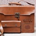 Prep Party vintage leather briefcase/satchel