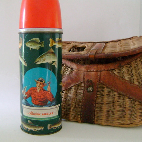 Vintage Aladdin Angler Thermos