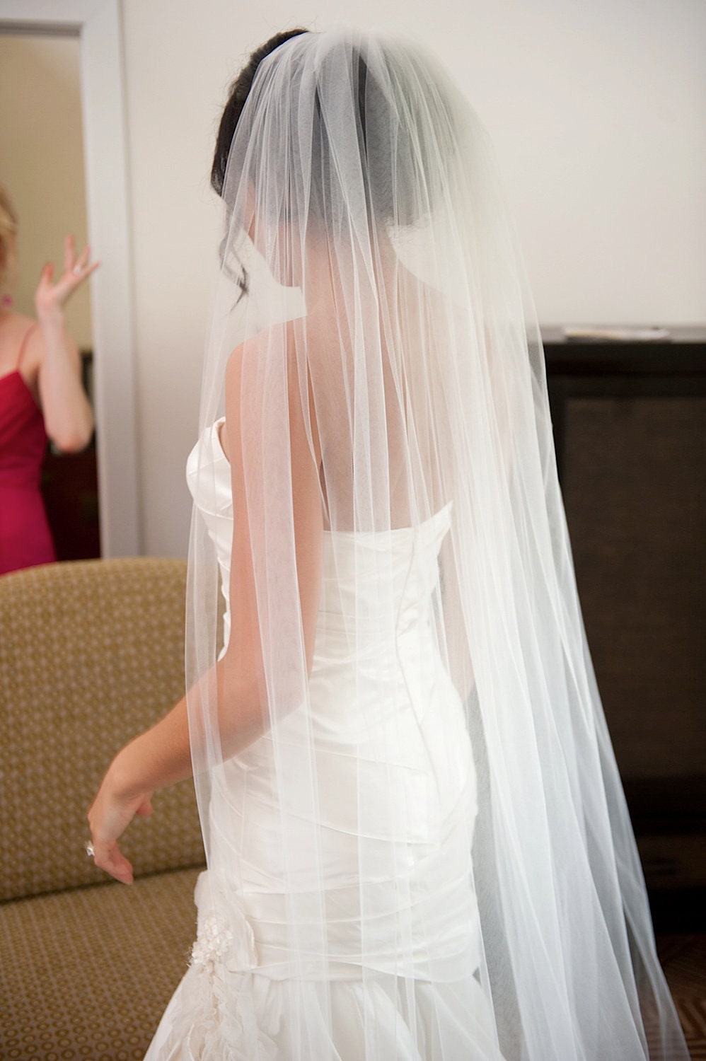 Wedding veil long Veil cathedral veil bridal veil by