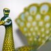 Proud Peacock Alps Toy Antique Wind Up Toy Made in Occupied Japan