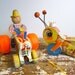 Fisher Price Pull Toys Vintage Toys Wooden Toys Bee Farmer