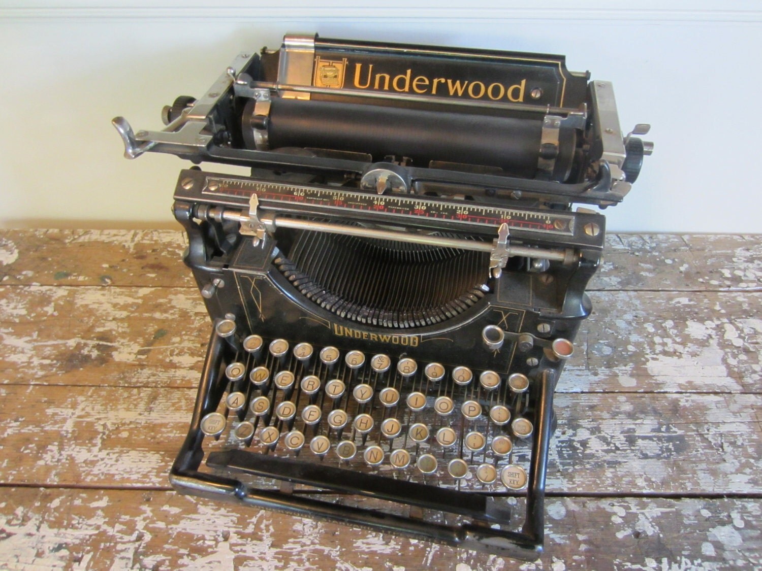 Antique Typewriter Underwood Typewriter 1917 Industrial Home