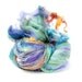 Fiber Batt, Art Batt, Fiber Art Batt for Spinning or Felting- "Shocker" 4.75 ounces