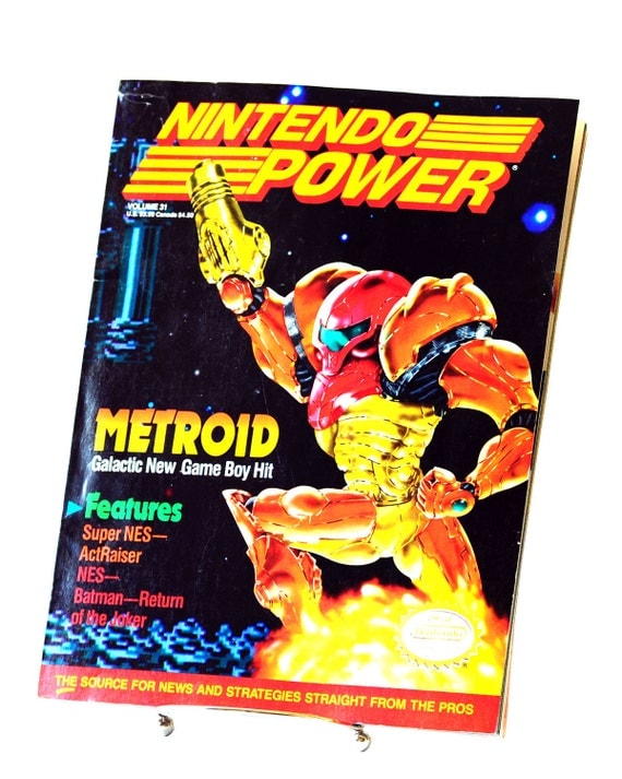 Metroid Nintendo Power Super Nes Magazine Vintage 1991 Video 3154