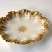 Limoges Plate, fluted gilt edges , floral design