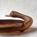 Vintage duck basket, Asian rattan basket