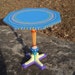 Hand Painted Furniture Vintage Colorful Side Table