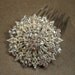 Art Deco Hair Comb, Rhinestone Hair Brooch, Bridal Hair Comb, Jewel Comb, Wedding Hair Accessories, Bridesmaid Gift - Rhinestone Cluster