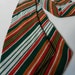 All About the Stripes Green Red Khaki White Pencil Scarf Skinny Scarflette Headband