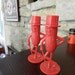 Collectible Mr Peanut Planters Salt and Pepper Shakers Set of 2 in Red