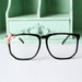 Black Nerdy Costume Frames with Blush Bow
