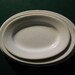 Vintage white ironstone platters set of three from the 1800's shabby chic Greenwood Trenton