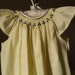 Hand Smocked Toddler's Bishop Dress - Size 12 Months