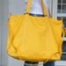 Halloween Sale - Kelly in Lemon Yellow, (Water Resistant Insulated) Tote / Shoulder / Messenger Bag