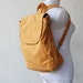 Fortuner Backpack Convertible in Mustard (Water Resistant) Laptop / Shoulder Bag/ Diaper Bag/ Satchel / Rucksack / Messenger Bag / Tote