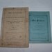 2 little 1900 paper back prayers and catechisms books