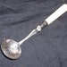 victorian silver plate and ivorine sugar sifter