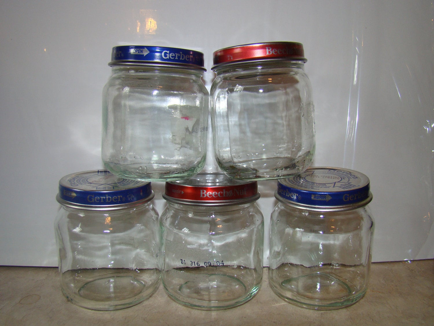 Empty Baby Food Jars by Cookin05 on Etsy