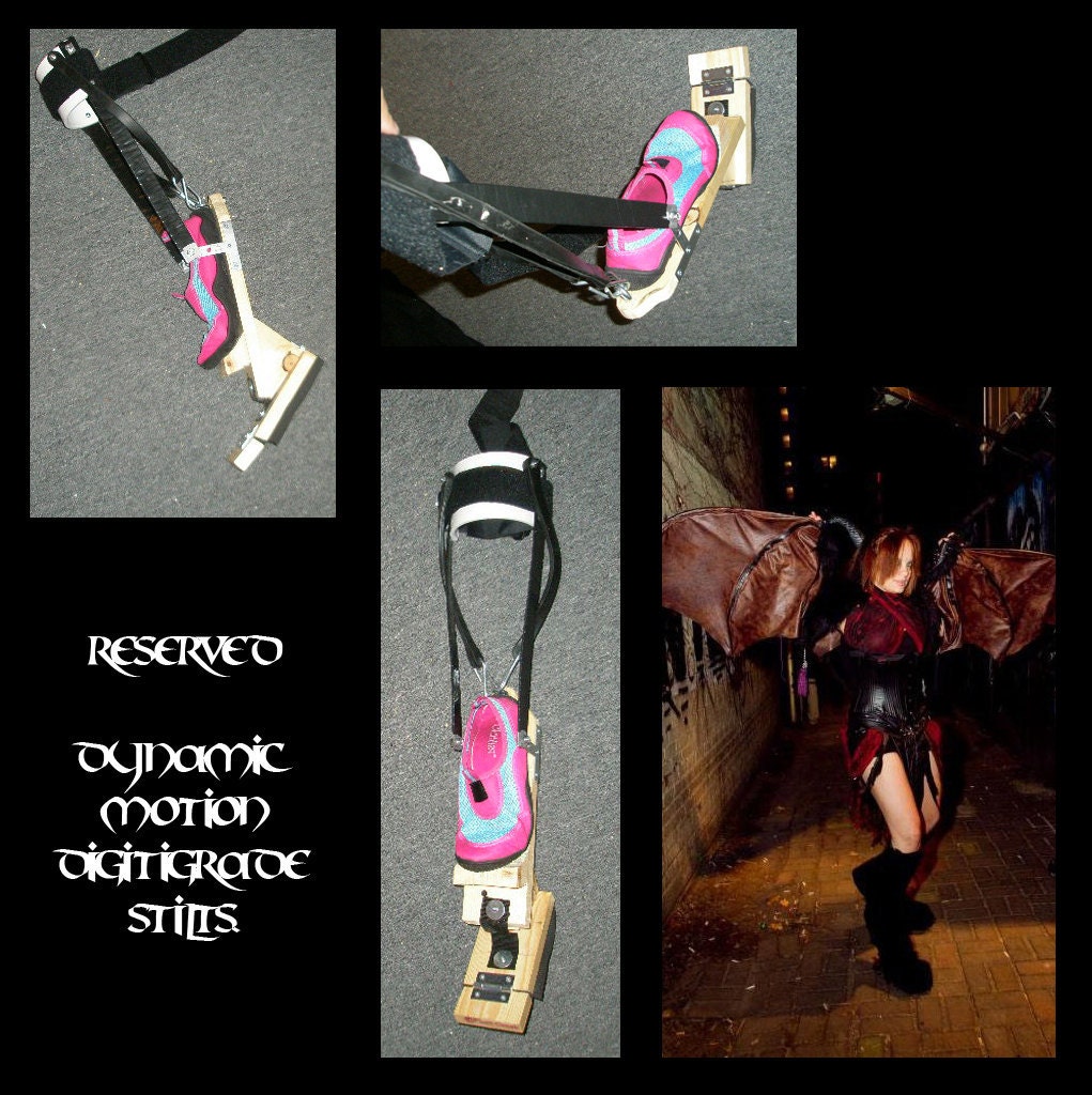 RESERVED Dynamic Digitigrade Werewolf Stilts