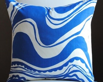Ready to Ship- Carmel Coastline-Surf-Trina Turk-OUTDOOR PILLOW-Designer Pillow-Toss PIllow