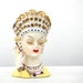 Irving Rice vintage Head Vase - Unusual India Motiff