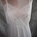 Vintage Full Slip White Lace Size 36 by Gaymode